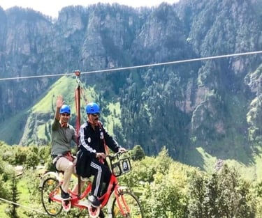 Longest Sky Cycling at Gulaba Manali