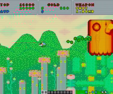 Fantasy Zone First Boss