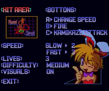 Keio Flying Squadron: Hitbox Options