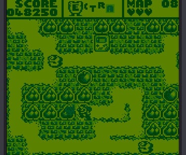 Mr. Do Game Boy - Game Boys can be Bonus Items!