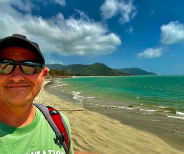 Blog author, Con Dao, Vietnam