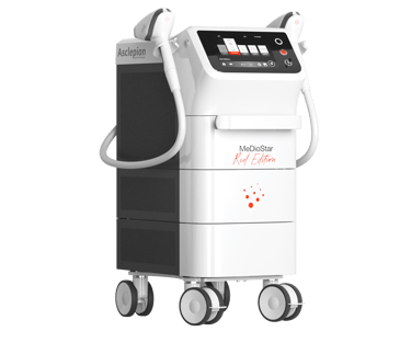 Tecnologia laser al diodo Mediostar Red Edition per epilazione permanente