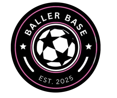 a baller is playing soccer in a ball
