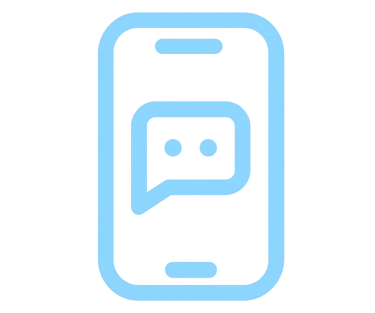 Yhteydenotto-vaiheen ikoni – DHM Agency verkkosivujen ja verkkokauppojen suunnitteluprosessi