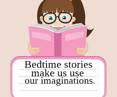 little girl reading