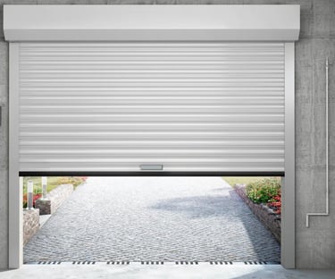 Usi de garaj Asiroll Bucuresti / Producator de usi de garaj electrice cu telecomanda si manivela