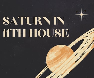 saturn in 11th house