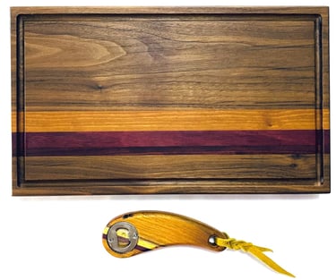 Cutting Board, Cheese Board, Serving Board, Chopping Board (Hardwood, Medium)
