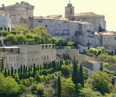 Gordes vue d'en face