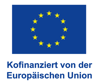 Logo der Europäischen Union – kofinanziert das Förderprojekt Sizeless