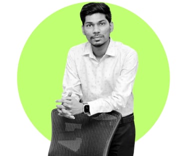 a man in a white shirt and black pants