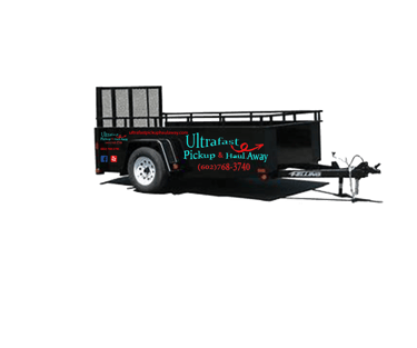 a trailer with a trailer attached to it