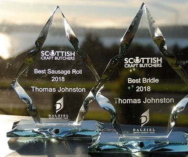 Glass corporate awards engraved