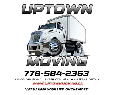 a moving truck with a moving truck in the background