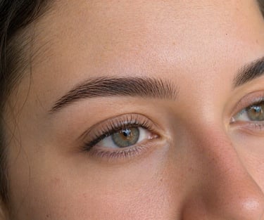 Soins cils et sourcils réalisés à l’institut Fée Pour Vous à Roquefort près d’Agen