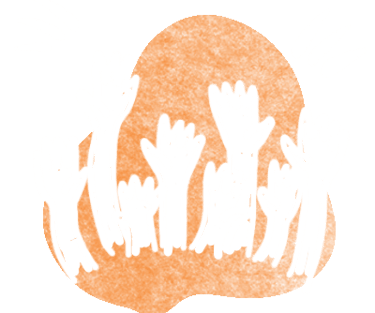 an icon of raised hands