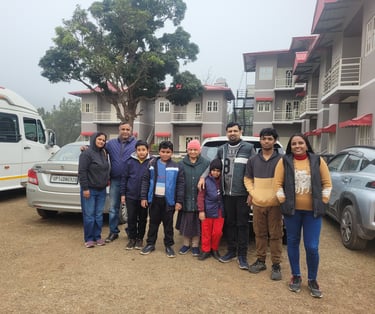 Guests at Green Acres Homestay