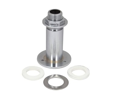 "Durable deep freezer spare parts with threaded fitting and washers"
