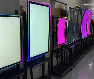 Flexible Resolution Options for 4k c curved touch screen