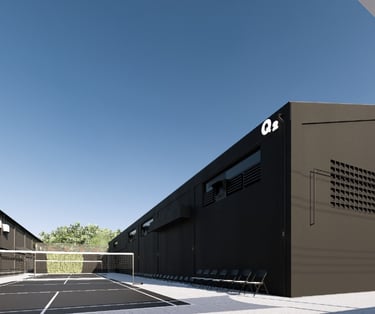 Sports Hub Design with Tennis Court