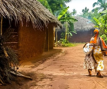 Traditional Zanzibar village house showcasing authentic local architecture and rural life during a cultural village tour
