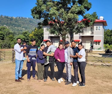 Happy Guests at Green Acres Homestay