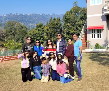 Happy Guests at Green Acres Homestay
