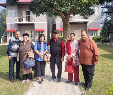 Guests at Green Acres Homestay