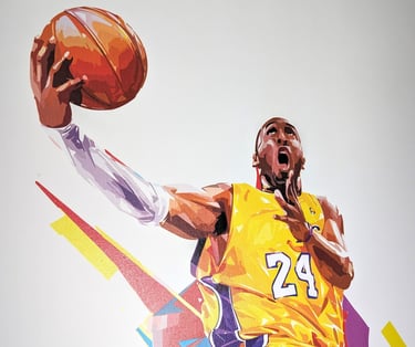 Impression murale, Kobe Bryant, NBA
