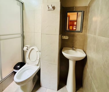 BAÑO COMPLETO CON AGUA CALIENTE