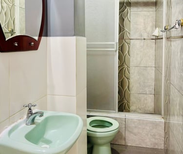 BAÑO COMPLETO CON AGUA CALIENTE