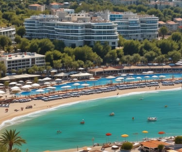 Modern bathroom featuring sleek fixtures and a spacious walk-in shower with glass doors.