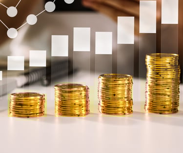 صورة توضح تقديم خدمات الاستشارات الاستثمارية وتحليل الفرص المالية لمساعدة الشركات على اتخاذ قرارات ا