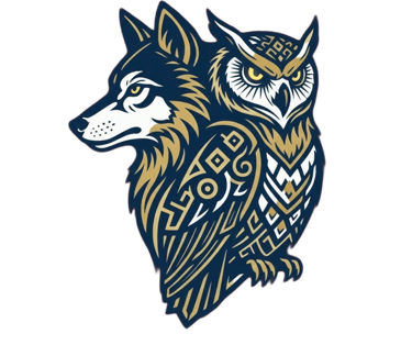 logo le loup et le hibou / leloupetlehibou.fr