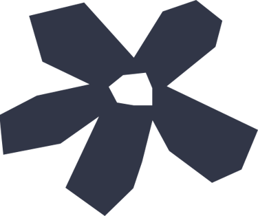 Woodcut of a flower.
