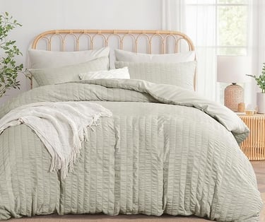 Double Duvet Cover Set Beige