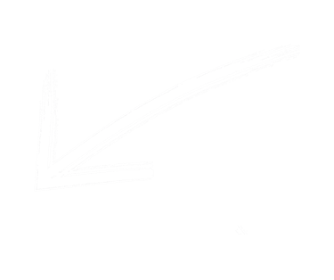 a white arrow pointing up to the left side of a black arrow