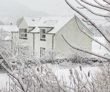 Old Barn in the Snow