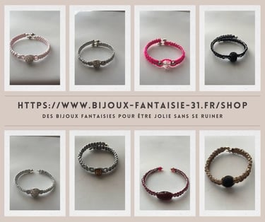 des bracelets style shamballa