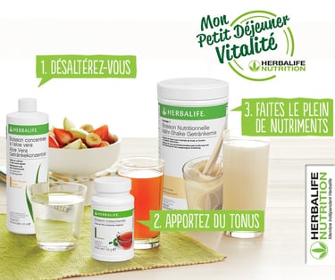 Le petit déjeuner idéal, vitalité, protéiné par Herbalife Nutrition