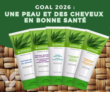 Herbal Aloé une gamme complète de soins – nettoyants, laits pour le corps, crèmes hydratantes...