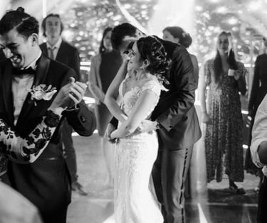 photo de soirée de mariage