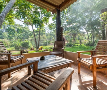 Outdoors area at Berço Pantaneiro Lodge