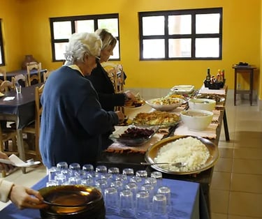 Pouso Alegre Lodge Traditional Meal