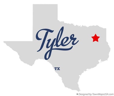 map of tyler texas