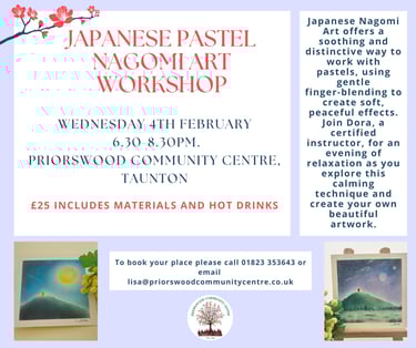 japanese pastel nagomi art workshop
