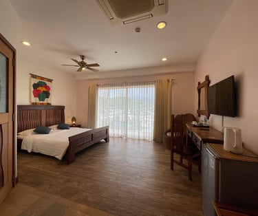 Deluxe room with sea or pool view balcony Corto del Mar Coron Palawan