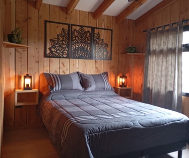 Dormitorio acogedor para parejas