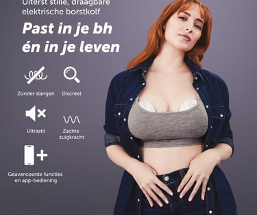 Elvie Pump dubbele electrische borstkolf die onzichtbaar in een bh past