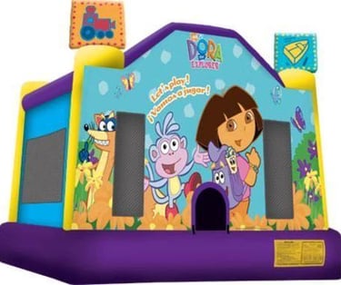 Large Dora Moonwalk Bookings 832-216-8423